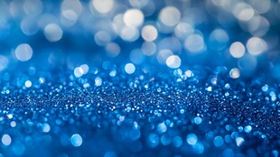 梦幻蓝色闪光背景效果