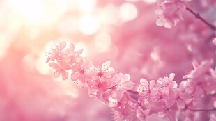 春日烂漫樱花绽放美景