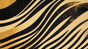 黑金波浪纹理抽象背景图