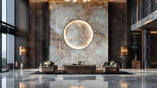 豪华大理石客厅现代设计