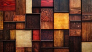 多彩木纹拼接纹理图案