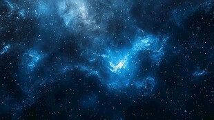 梦幻深邃的宇宙星空景象