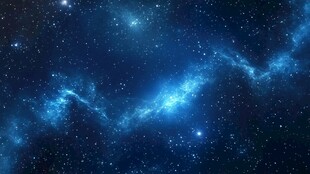 梦幻星空璀璨宇宙图景