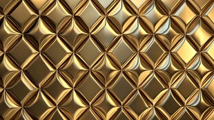 金色立体菱形纹理背景