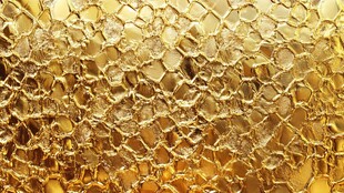 金色鳞片状纹理背景图案