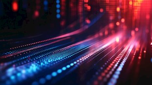 炫彩科技感光线背景画面