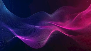 梦幻渐变波点流体背景图