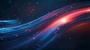 炫彩流动光线背景图