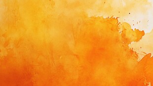 橙色水彩背景纹理图案