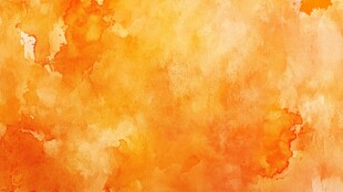暖橙色水彩纹理背景图