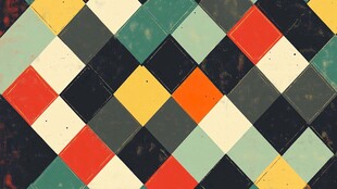 多彩方格图案纹理背景