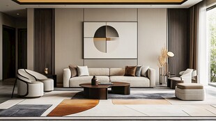 现代简约风客厅优雅景致