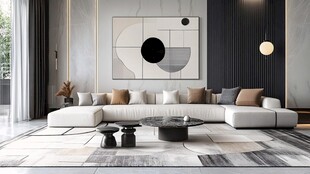 现代简约风客厅优雅布局