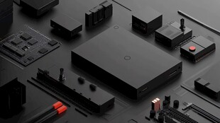 黑色科技设备组件展示