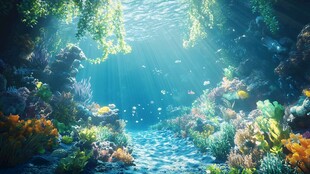 梦幻海底世界的奇妙景观