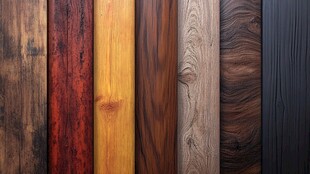 多样木纹板材展示