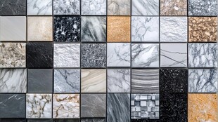 多样大理石瓷砖展示