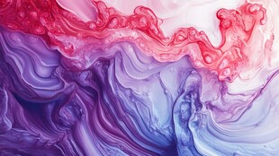 梦幻流体色彩艺术画面