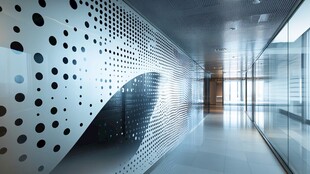 现代简约风的创意走廊空间