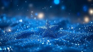 蓝色梦幻星光闪耀场景