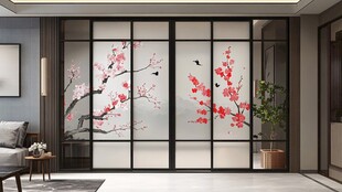中式屏风装点雅致客厅空间
