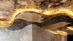 奢华大理石艺术吊顶设计