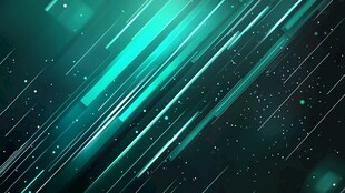 蓝绿科技感线条动态背景