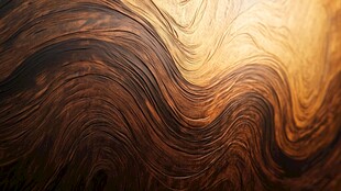 流动的棕黄渐变纹理图案