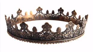 复古华丽金属皇冠饰品