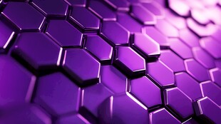 紫色六边形科技感纹理图案