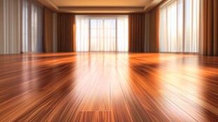 宽敞明亮的木质室内空间