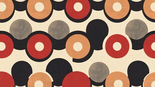 复古波点几何图案纹理