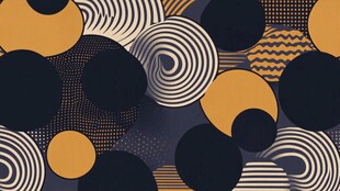 几何抽象图案背景图