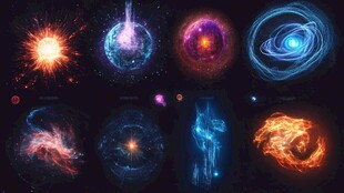 绚丽宇宙奇观景象展示