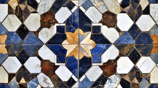 精美几何图案马赛克瓷砖