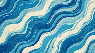 蓝白波浪纹理图案背景