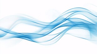 蓝色动感线条抽象背景图