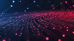 梦幻流光粒子科技背景图