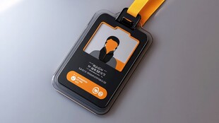 员工身份识别卡模型展示