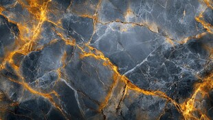 炫酷黑金大理石纹理背景