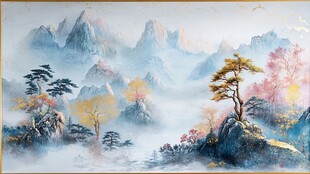 水墨山水意境画