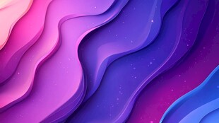 梦幻渐变波浪背景纹理