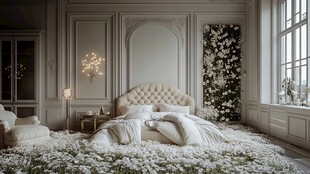 浪漫花卉卧室 优雅氛围感