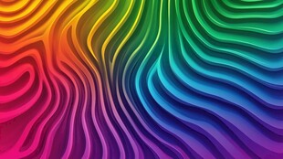 炫彩波纹背景图案
