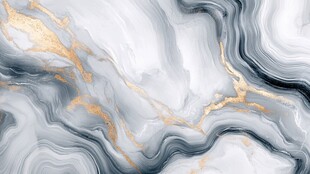 灰白金大理石纹理背景图