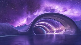 梦幻星际隧道景观