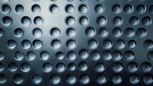 金属圆孔阵列背景纹理