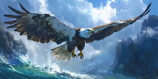 翱翔雄鹰于山海之间