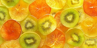 多彩水果切片拼图