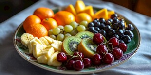 多彩水果拼盘 营养又美味